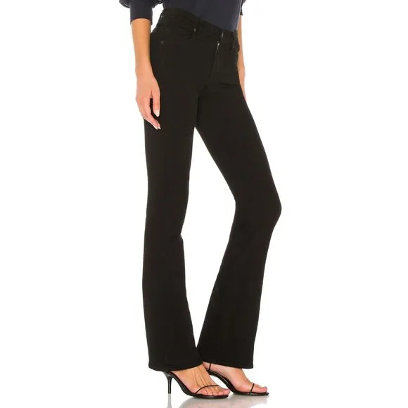 NWT Citizens of Humanity Emannuelle in Plush Black Slim Boot Bootcut Jeans 34 - Picture 7 of 8